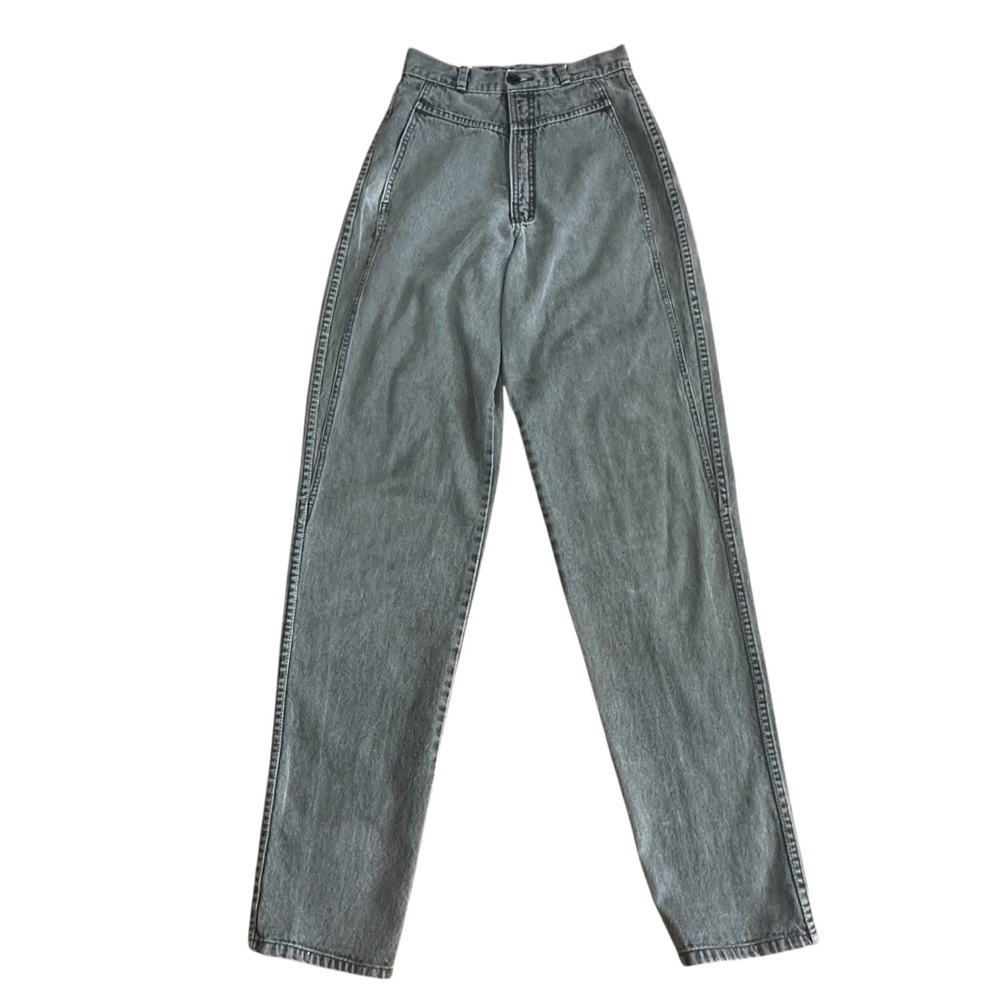 Rockies Vintage High Waisted Tapered Jeans – Size 29/9 – Gray Wash